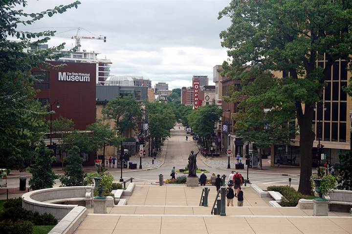 State Street in downtown Madison